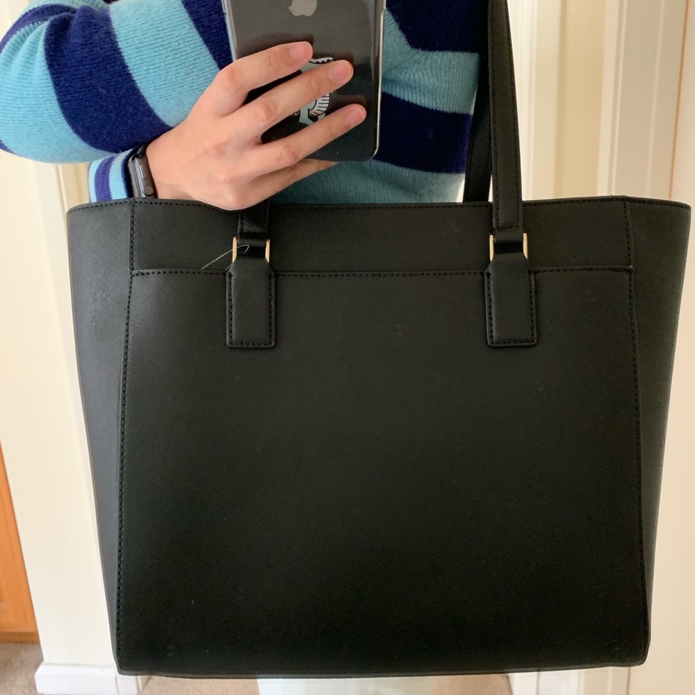 KATE SPADE NEW YORK BLACK BAG CAMERON LAPTOP TOTE - Picture 3 of 8